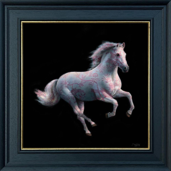 Prancing Filly - Original - Framed Prancing Filly - Original - Framed