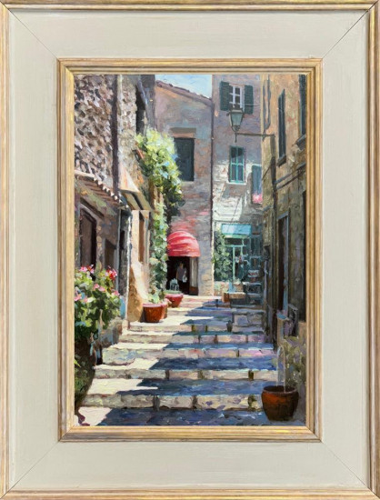 Provence Steps - Original - Framed Provence Steps - Original - Framed