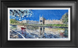Punting Past Kings - Original - Framed