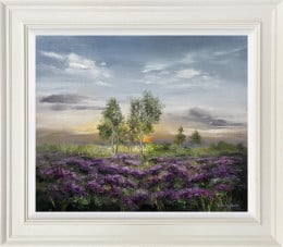 Purple Moor - Original - Framed Purple Moor - Original - Framed