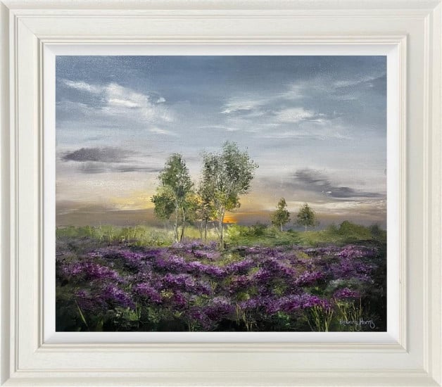 Purple Moor - Original - Framed Purple Moor - Original - Framed