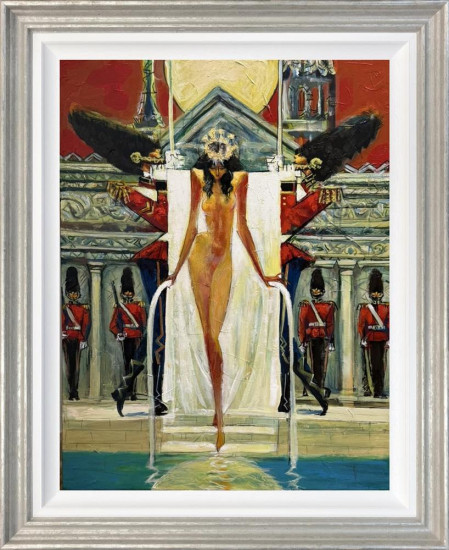 Queen's Bath - Original - Framed Queen's Bath - Original - Framed