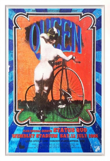 Queen - Wembley Stadium 1986 - Original - Framed Queen - Wembley Stadium 1986 - Original - Framed