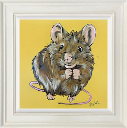Quiet As A Mouse - Original - Framed