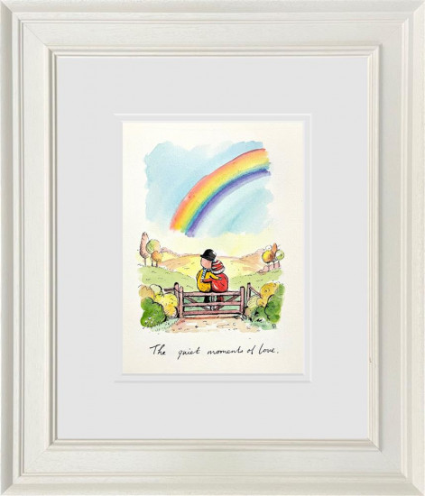 Quiet Moments Of Love - Sketch - Original - Framed Quiet Moments Of Love - Sketch - Original - Framed