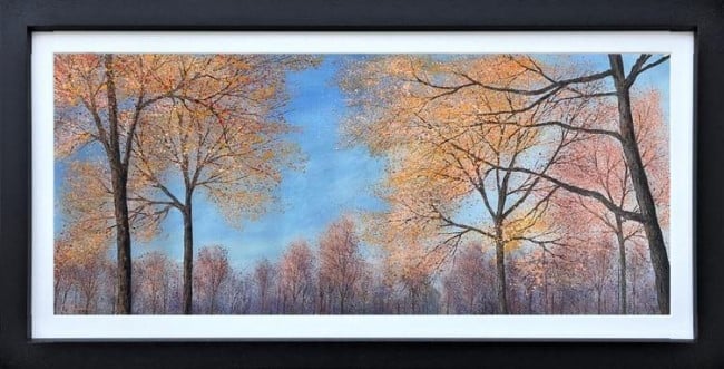 Radiant Autumn Day - Original - Black Framed Radiant Autumn Day - Original - Black Framed