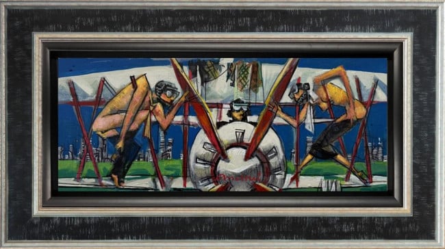 Ready For Takeoff - Original - Framed Ready For Takeoff - Original - Framed