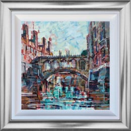 Reflections Along The Waters - Original - Framed Reflections Along The Waters - Original - Framed