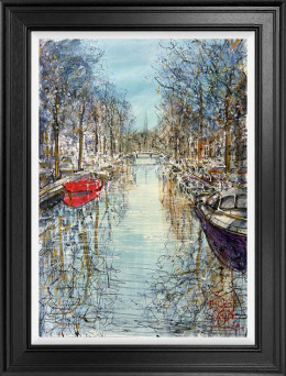 Reflections of The Canals - Original - Framed