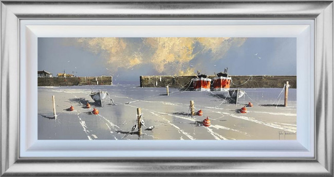 Rest In The Bay - Original - Framed Rest In The Bay - Original - Framed