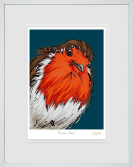 Rockin Robin - White Framed