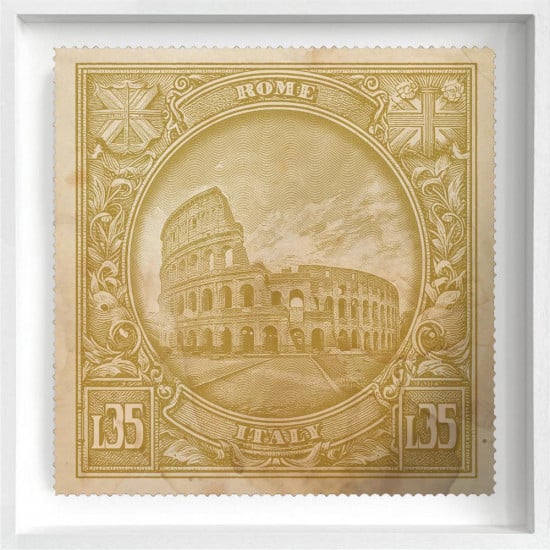 Rome - Limited Edition - White Framed Rome - Limited Edition - White Framed