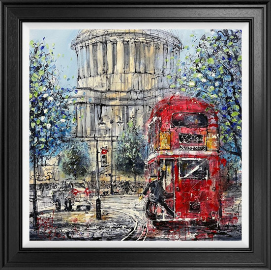 Running Late - Original - Framed Running Late - Original - Framed