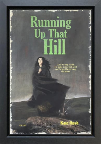 Running Up That Hill - Original - Framed Running Up That Hill - Original - Framed