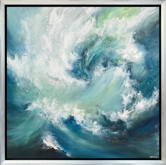 Sea Crash - Original - Framed Sea Crash - Original - Framed
