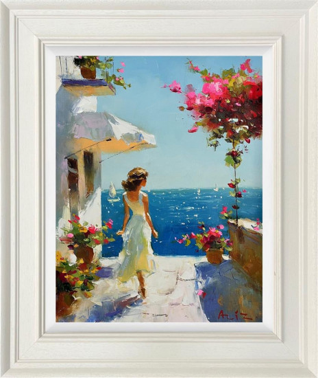 Sea Meets Silence - Original - Framed Sea Meets Silence - Original - Framed