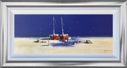 Seabirds And Still Waters - Original - Framed