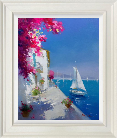 Seaside Serenity - Original - Framed Seaside Serenity - Original - Framed