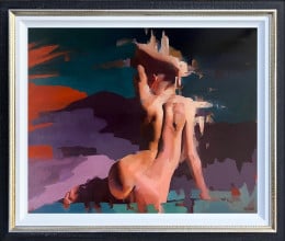 Seated Nude XIIX - Original - Framed
