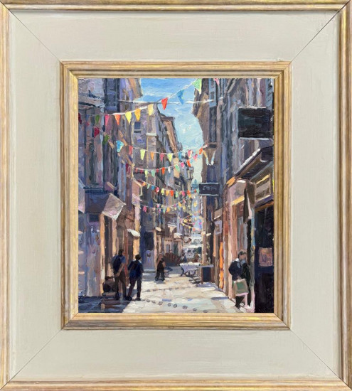 Shopping - Original - Framed Shopping - Original - Framed