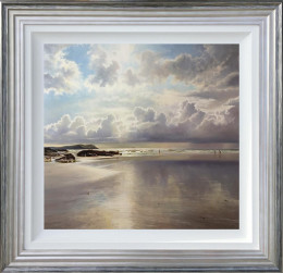 Silver Light - Polzeath - Original - Framed