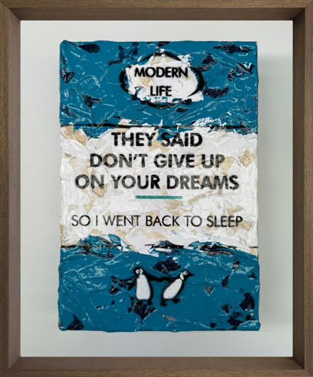 So I Went Back To Sleep - Mini 3D Storybook - Original - Framed So I Went Back To Sleep - Mini 3D Storybook - Original - Framed