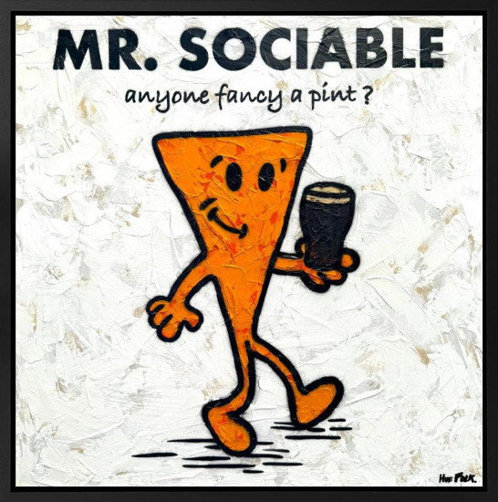 Sociable - The Untold Stories - Original - Black Framed Sociable - The Untold Stories - Original - Black Framed