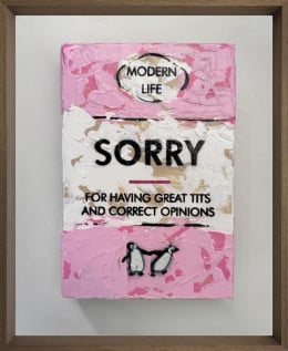 Sorry - Mini 3D Storybook - Original - Framed Sorry - Mini 3D Storybook - Original - Framed