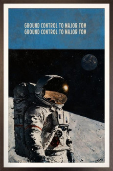 Space Oddity - ReMastered - Original - Framed