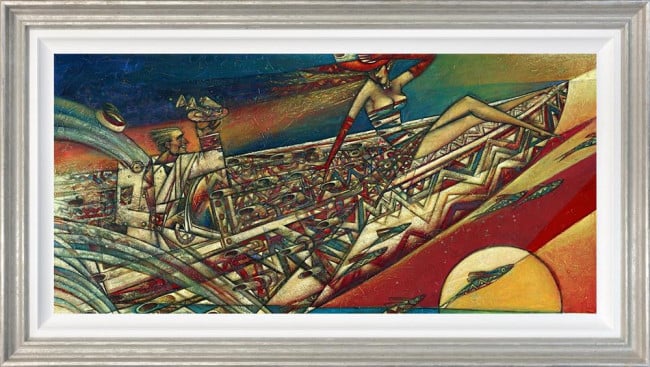 Speed Boat - Legacy Tour Collection - Original - Framed Speed Boat - Legacy Tour Collection - Original - Framed