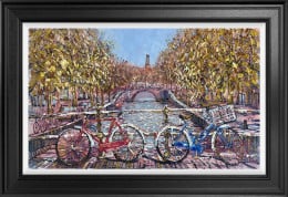 Spring on the Prinsengracht - Original - Framed