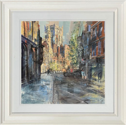 St Johns University, Cambridge - Original - Framed