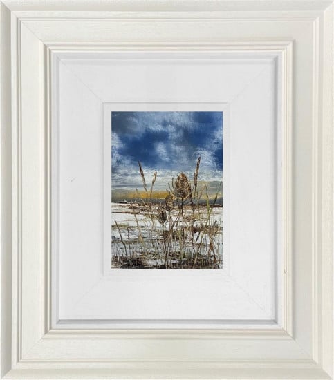 Standing Through The Snowfall - Original - Framed Standing Through The Snowfall - Original - Framed