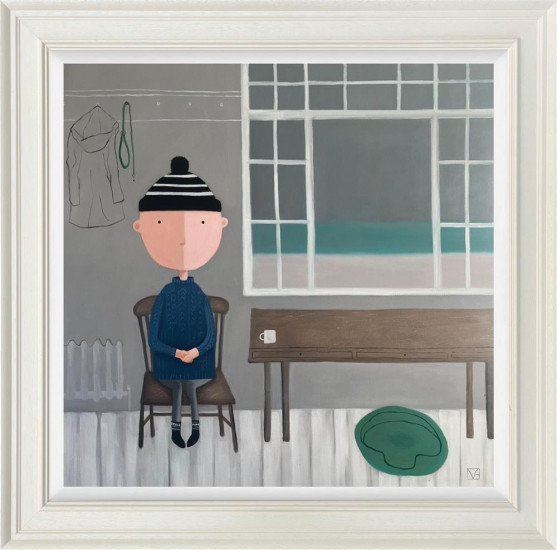 Still, By The Window - Original - Framed Still, By The Window - Original - Framed