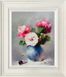 Still Life In Soft Hues - Original - Framed