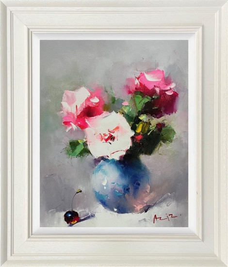 Still Life In Soft Hues - Original - Framed Still Life In Soft Hues - Original - Framed