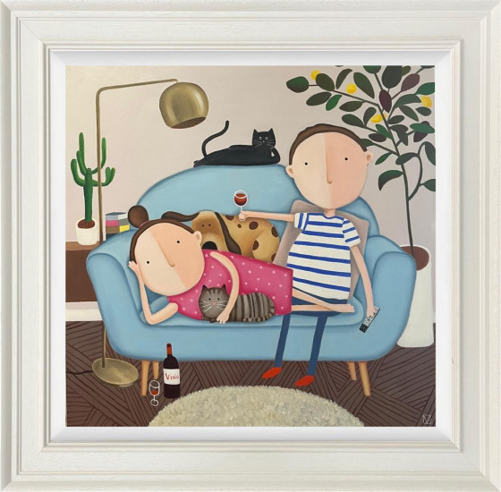 Still Life WIth Couch Potatoes - Original - Framed Still Life WIth Couch Potatoes - Original - Framed