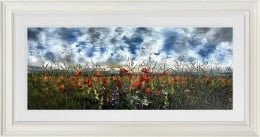 Stillness Between Petals - Original - Framed
