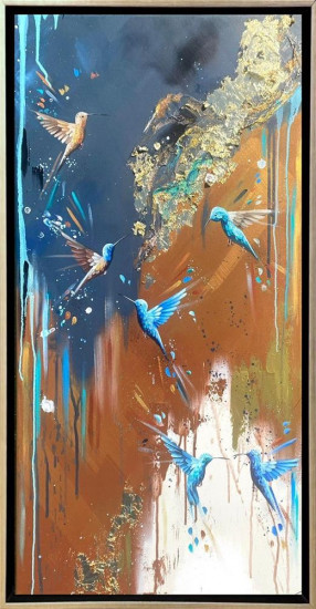 Stillness In Motion - Original - Framed Stillness In Motion - Original - Framed