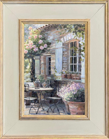 Sunny Roses - Original - Framed Sunny Roses - Original - Framed