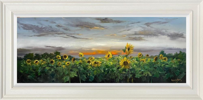 Sunset's Embrace - Original - Framed Sunset's Embrace - Original - Framed
