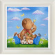Surrounded By Love (Teddy Bear) - Original - Framed