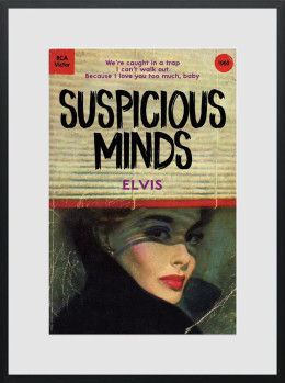 Suspicious Minds - Black Framed