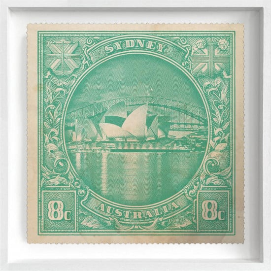 Sydney - Limited Edition - White Framed Sydney - Limited Edition - White Framed