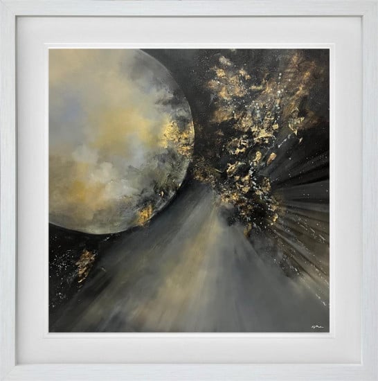 Talking To The Moon - Original - Framed Talking To The Moon - Original - Framed