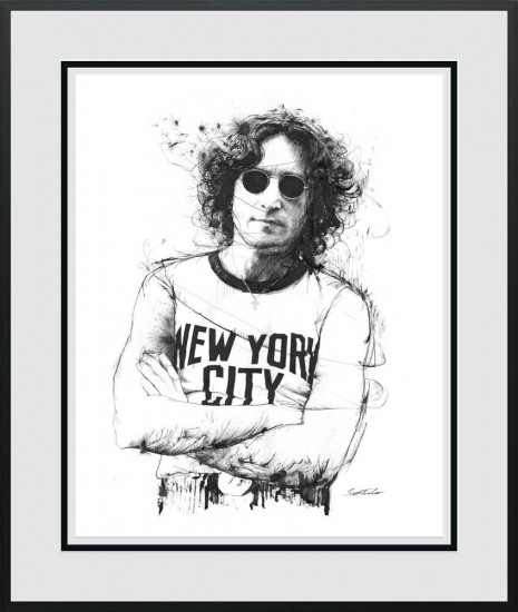 The 1974 Rooftop (John Lennon) - Framed The 1974 Rooftop (John Lennon) - Framed