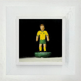 The Canaries - Original - White Framed