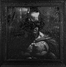 The Dark Knight - Deep Cast Liquid Glass - Framed