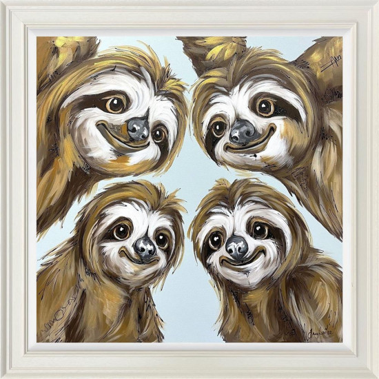 The Hanging Family - Original - Framed The Hanging Family - Original - Framed
