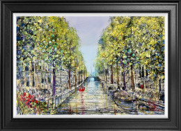 The Liquid Lanes - Original - Framed